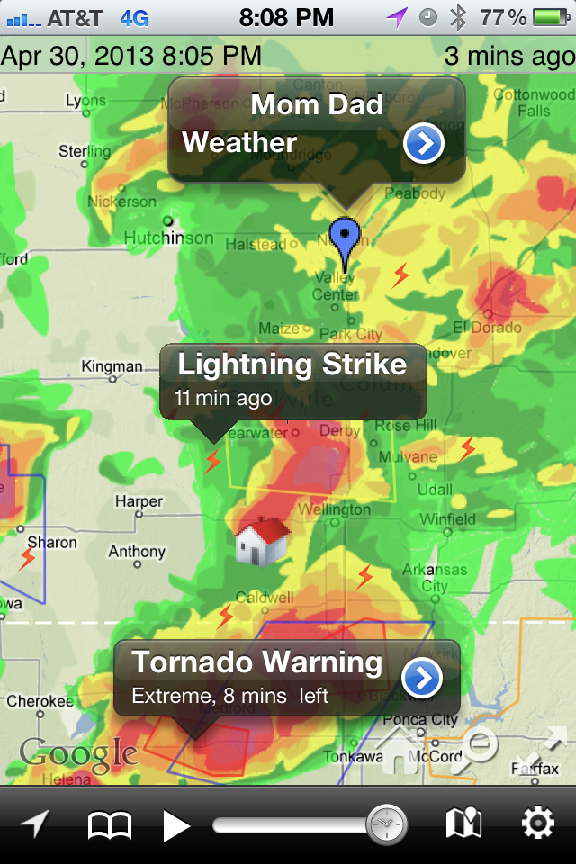NOAA Hi-Def Radar iPhone NOAA Hi-Def Radar iPhone